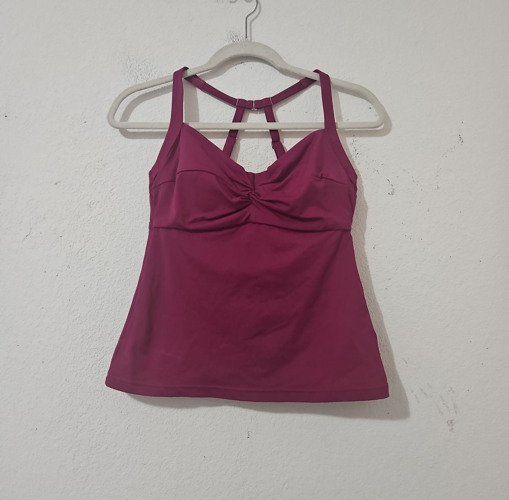 Title Nine Women's Plum Tankini Swim Top
